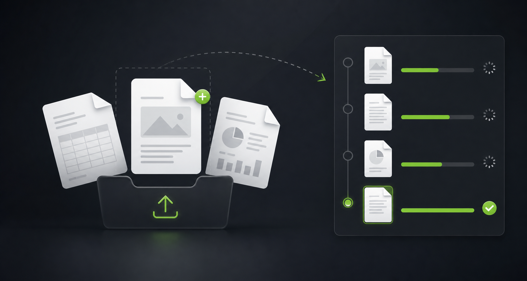 Очередь обработки PDF